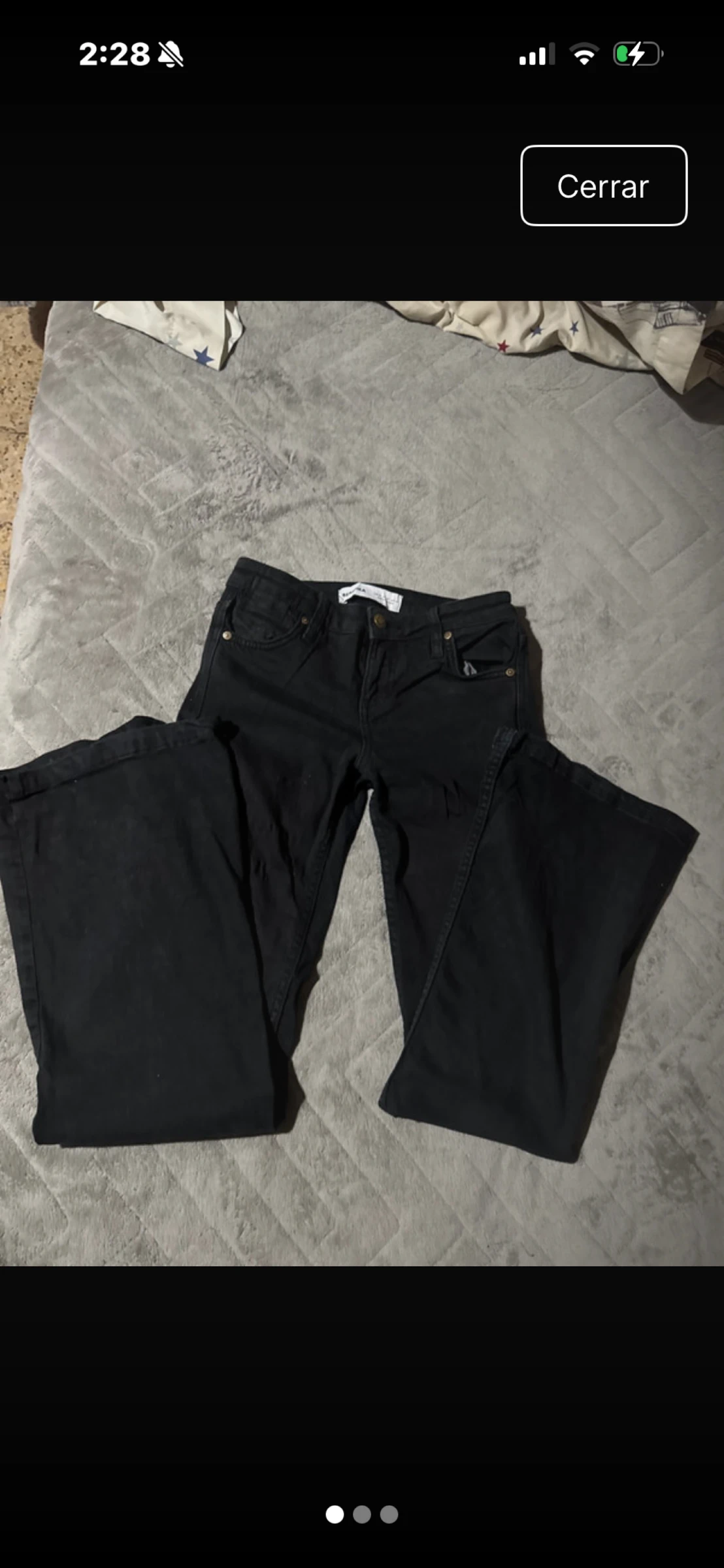 pantalones vaqueros negros